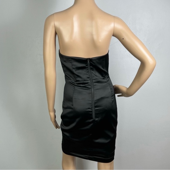 NEW BARDOT REVOLVE BLACK STRAPLESS MINI DRESS - Picture 7 of 10